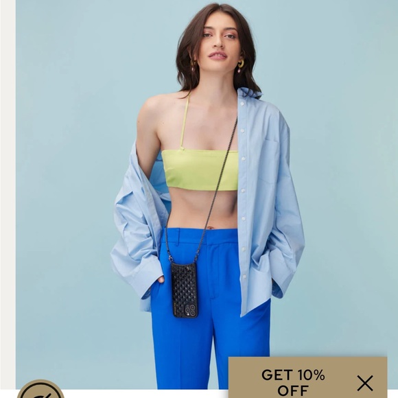 Bandolier SHEILA Pyramid Embossed Crossbody Bandolier in Black pewter 12Max pro - Picture 4 of 12